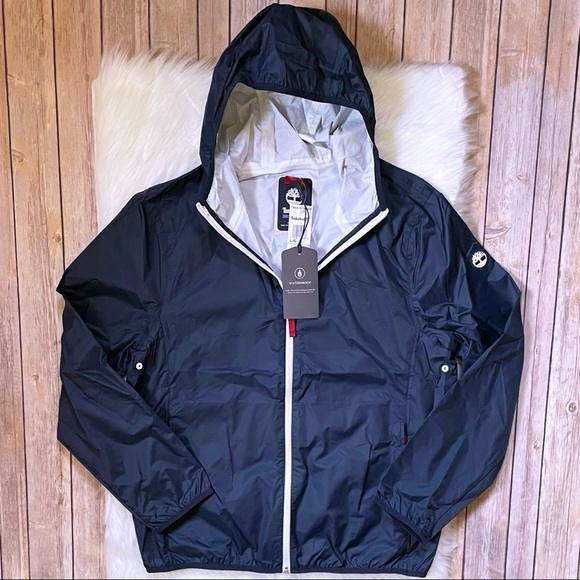 Timberland Jackets & Blazers - Timberland Women’s Waterproof Rain Jacket In Navy